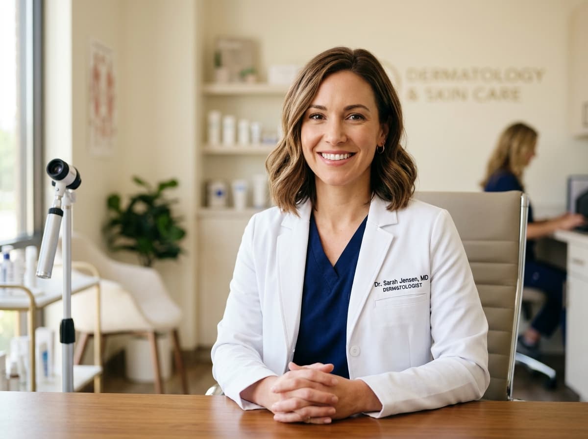 Profesional de la salud en su consultorio
